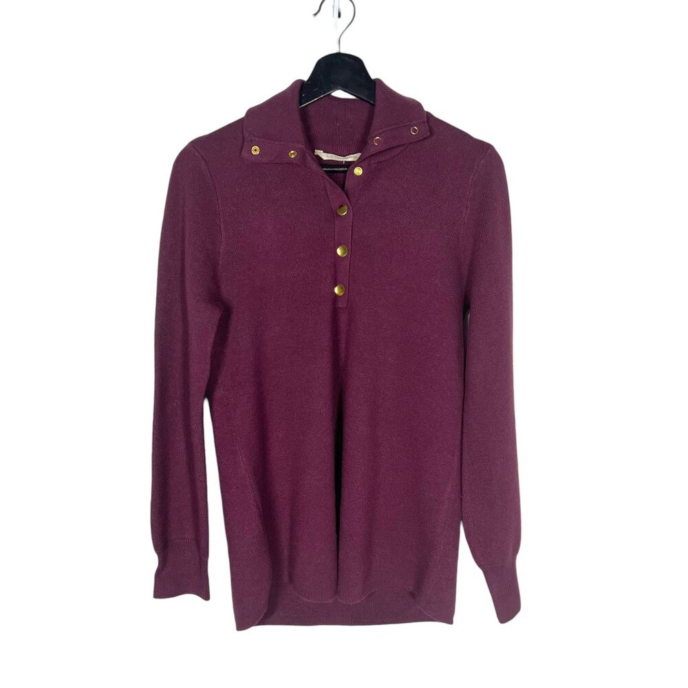 Soft Surroundings Purple Wine Meria Sweater XS